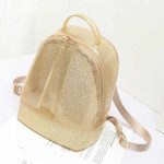 Gold-color hardware Backpack