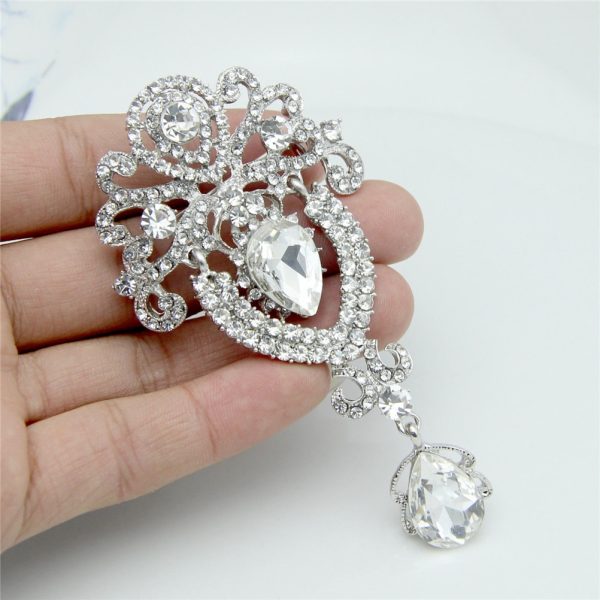 Chic Diamond Brooch