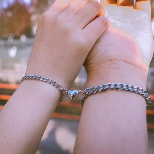 White Rose Chain Bracelet