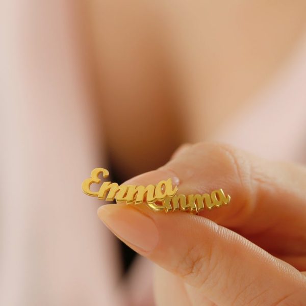 Letter Logo Earrings