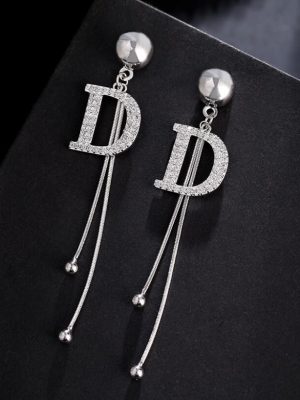 Classic Letter Earrings