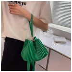 Colorful Leather Bucket Bags