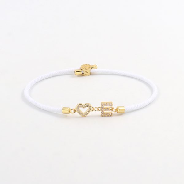 Masonry Letter Bracelet