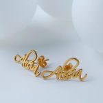 Letter Logo Earrings