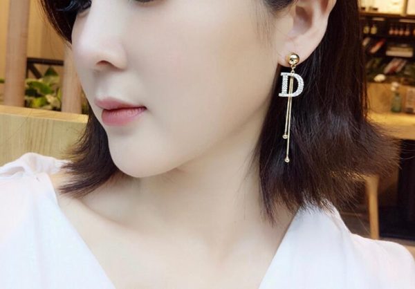 Classic Letter Earrings