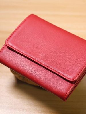 Green/Red Leather Wallet