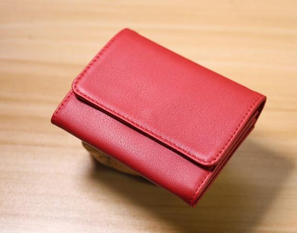 Green/Red Leather Wallet