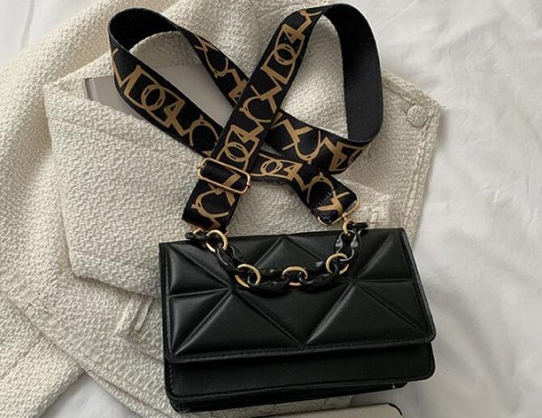 Small Chain Bag In Leather