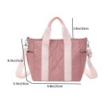 Cream Microfiber Tote Bags