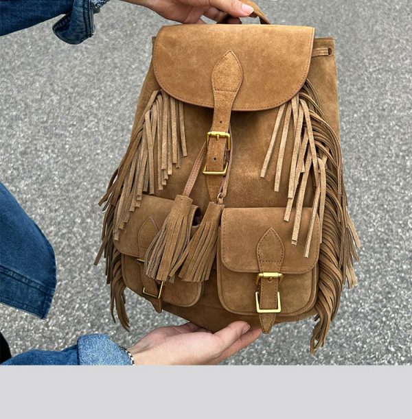 New Brown Leather Backpacks