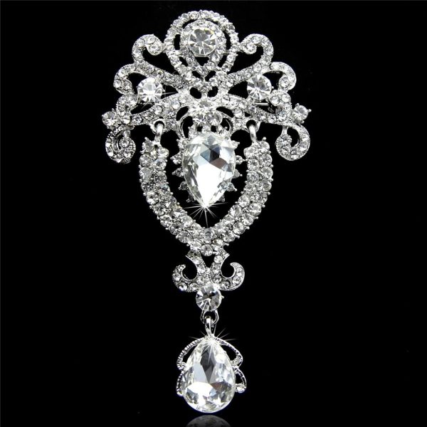 Chic Diamond Brooch