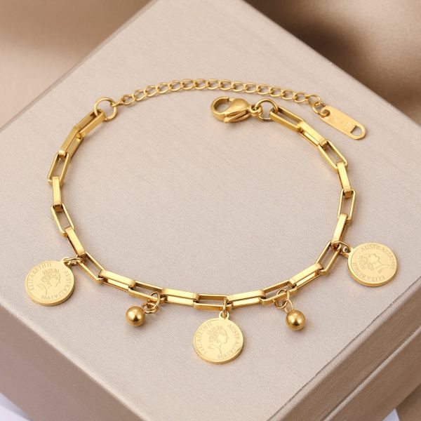 Gold Color Chain Bracelet