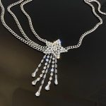 Crystal Diamond Chain Necklace