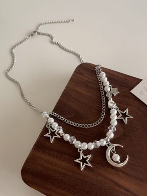 Pentagram Pearl Necklace