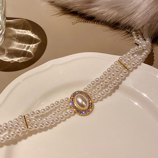 Pearl Diamond Necklace