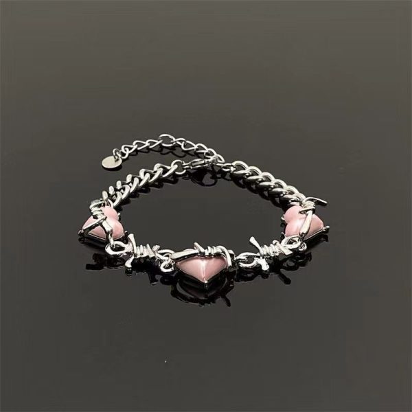 Pink Chain Bracelet