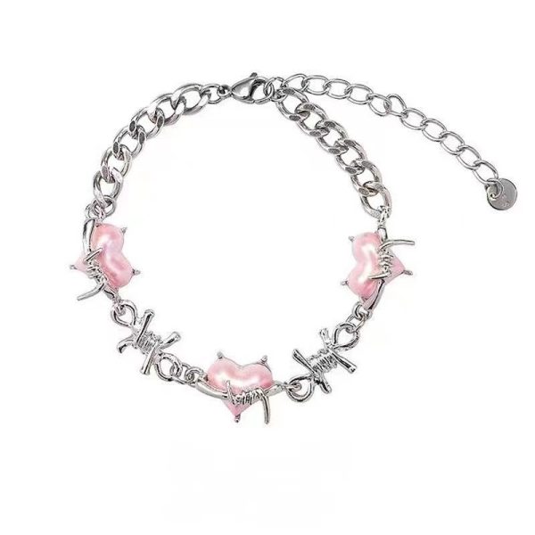 Pink Chain Bracelet