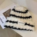 70% Wool 30% Rabbit Hair Knit Hat