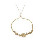 Gold versatile petal bracelet