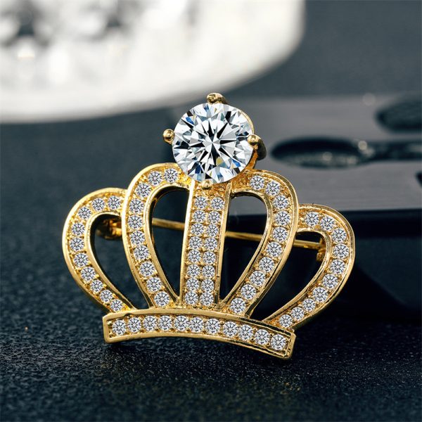 Hot selling Crown Diamond brooch