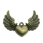 Bronze Heart brooch