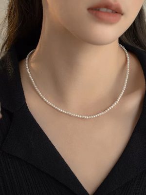 Golden Pearl Necklace