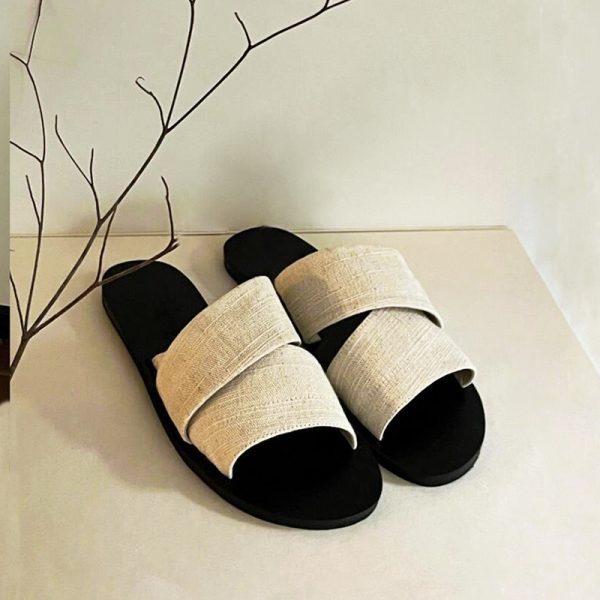 Exquisite, minimalist, and elegant slippers