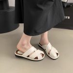 Exquisite, minimalist, and elegant slippers