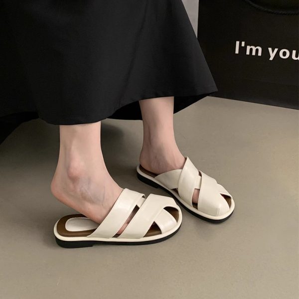 Exquisite, minimalist, and elegant slippers