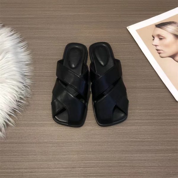 Exquisite, minimalist, and elegant slippers