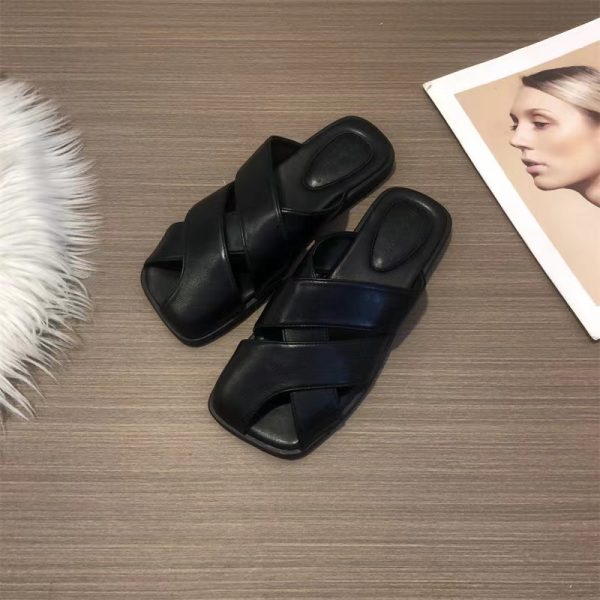 Exquisite, minimalist, and elegant slippers