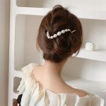 Full diamond letter hair clip