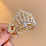 Golden Crown Diamond Hairpin