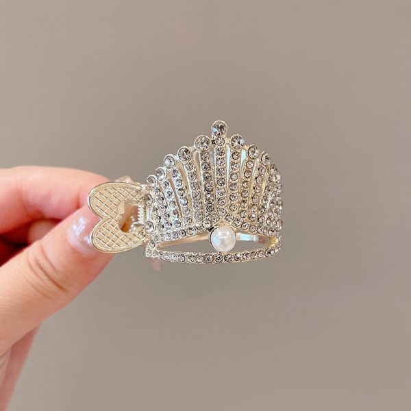 Golden Crown Diamond Hairpin