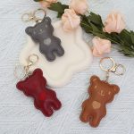 Bear diamond keychain