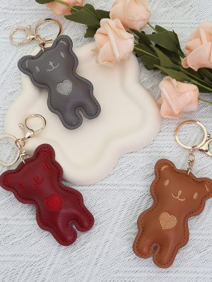 Bear diamond keychain