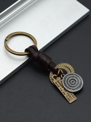 Gold letter keychain