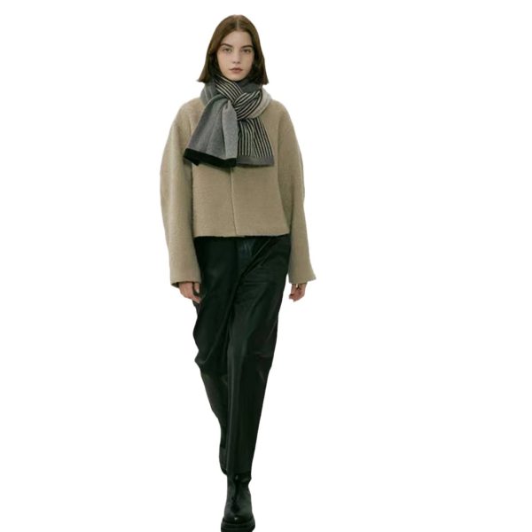 "Double-sided versatile fashion elegant scarf" 35*190cm