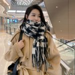 “Double-sided versatile fashion elegant scarf” 30*180cm