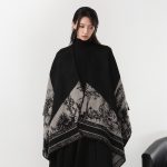 Premium Fall/Winter Collection Dual-Use Cashmere Shawl Scarf 140*140cm