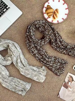 Classic double-sided jacquard scarf 30*180cm
