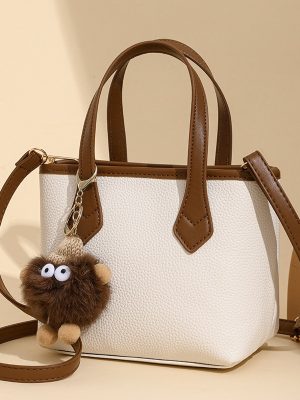 Bestselling Two-Tone Suede Bag | 36 x 25 cm