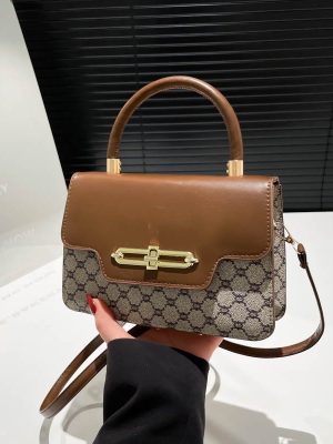 Classic Monogram "Lunchbox" Shoulder Bag — Super Cute! (19 x 13 cm)