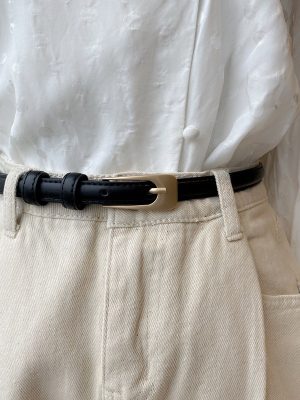 Summer hot-selling top-grain leather belt 3.0CM