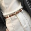 Summer hot-selling top-grain leather belt 1.8cm