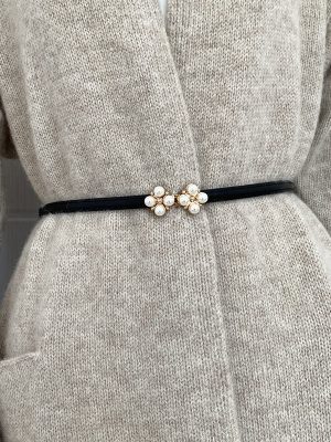 Summer hot-selling top-grain leather belt 3.0cm